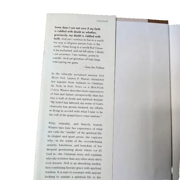 Still: Notes on a Mid-Faith Crisis 2012 Hardcover Book By Lauren F. Winner - Picture 3 of 6